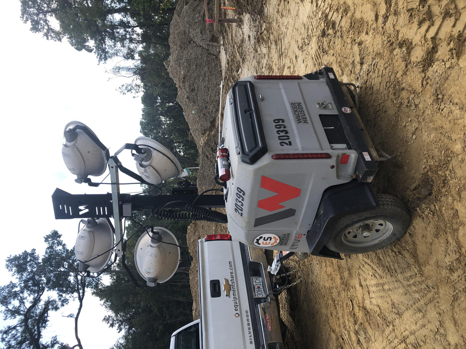 2018 Wacker Neuson LTV6L-MH LTV6L Mobile Light Tower w/Fuel Level Sensor Installed