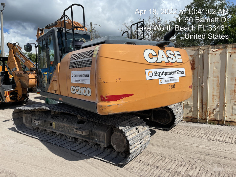 2017 CASE CX210D
