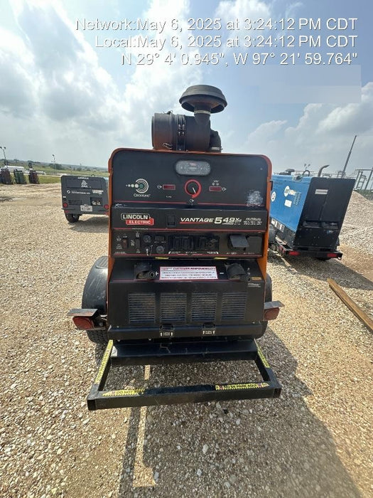 2022 Lincoln Electric Vantage 549X Crosslink Technology, Trailer Mounted, ES Decals, T3