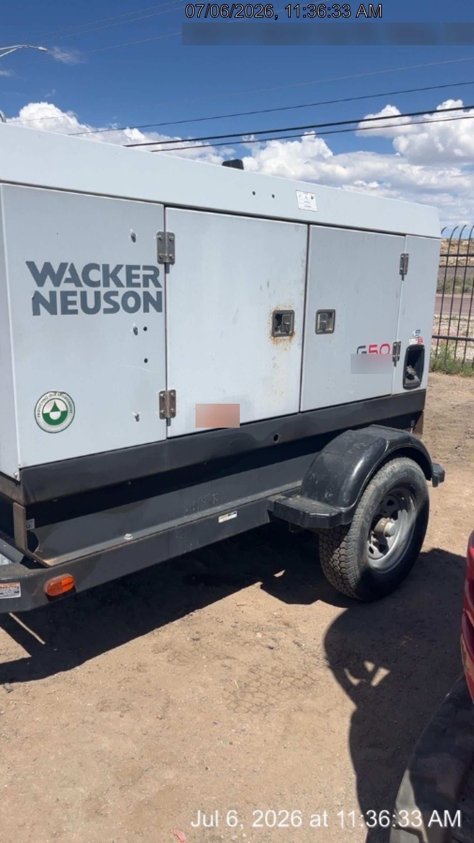 2019 WACKER NEUSON G50