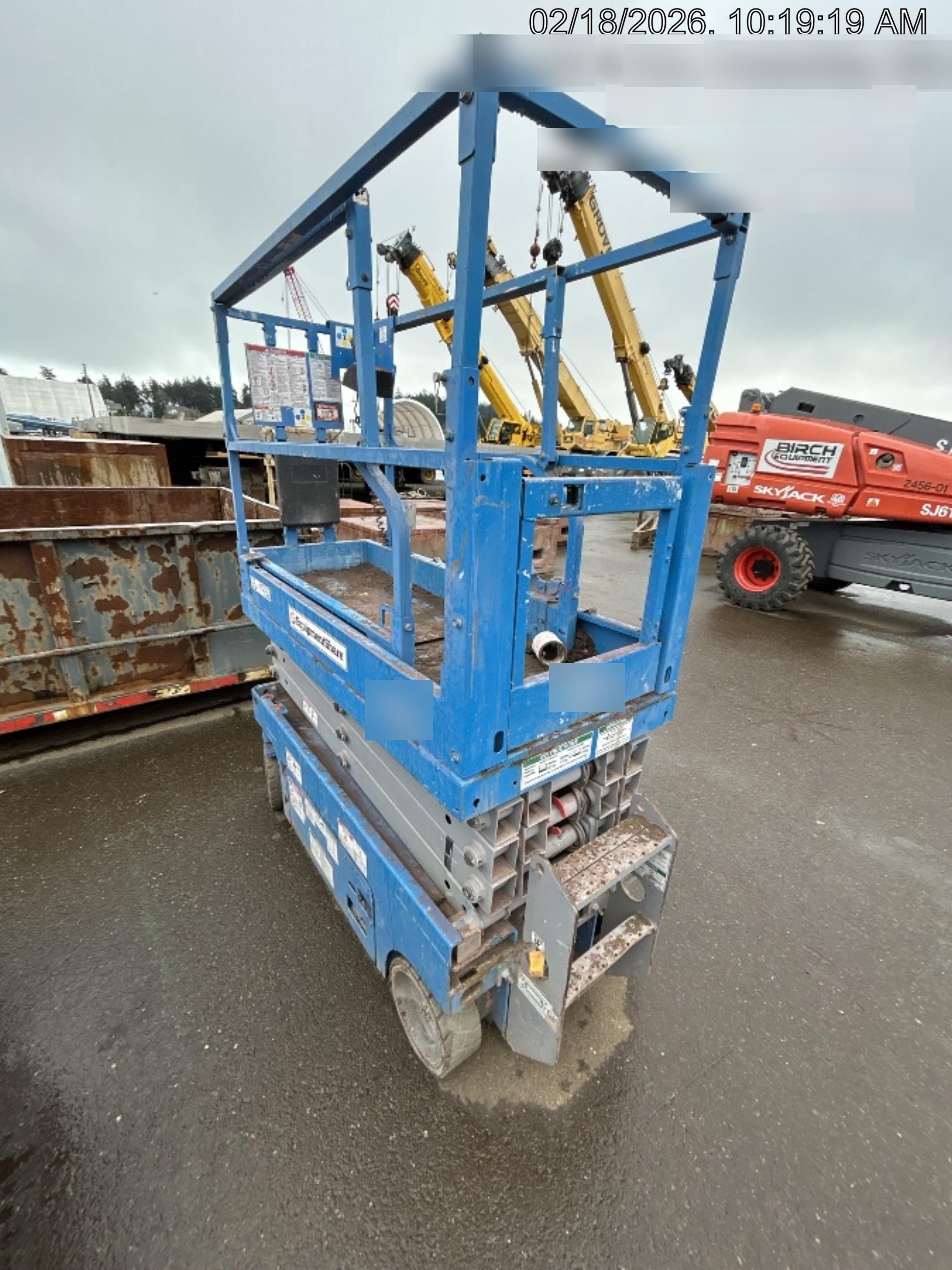 2020 Genie GS-1930 Solid Non Marking Tires, Beacon, Folding rails with half height swing gate, 800W Inverter