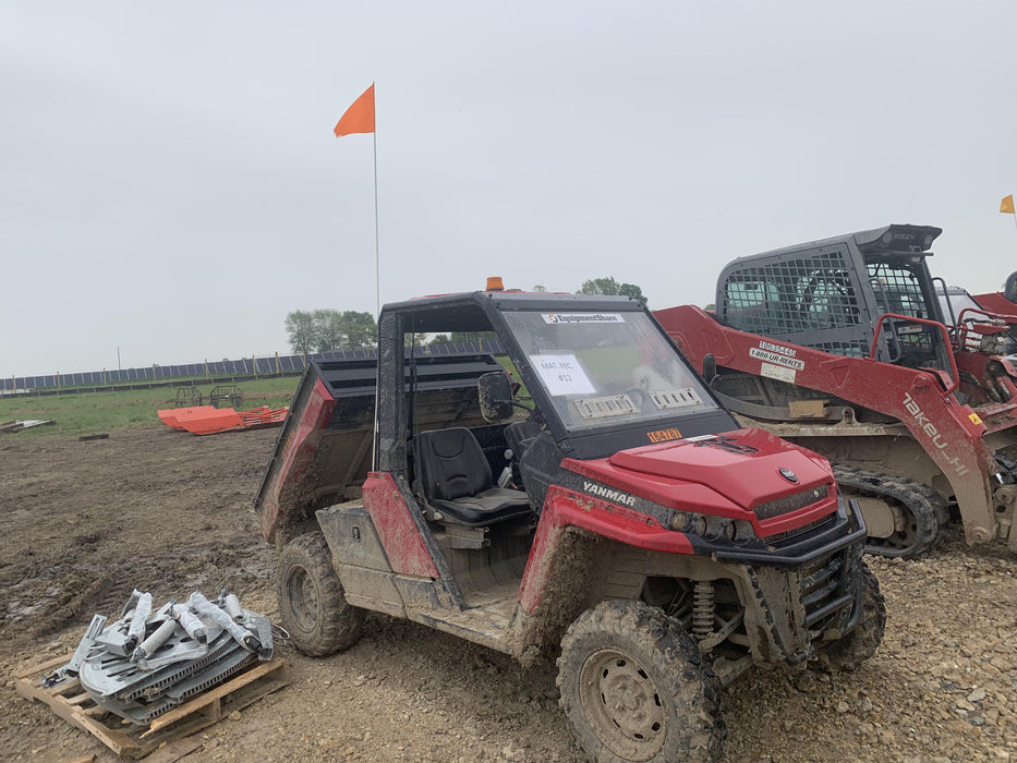 2021 Yanmar YU1000 Canopy, Steel Wheel, Poly WindShield, Beacon, Backup Alarm