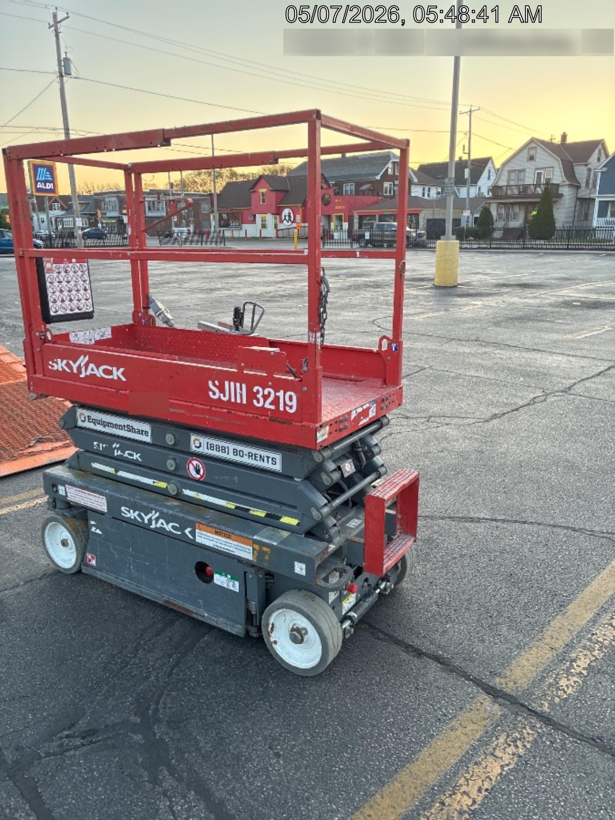2018 Skyjack SJIII-3219 Standard Rental Specs