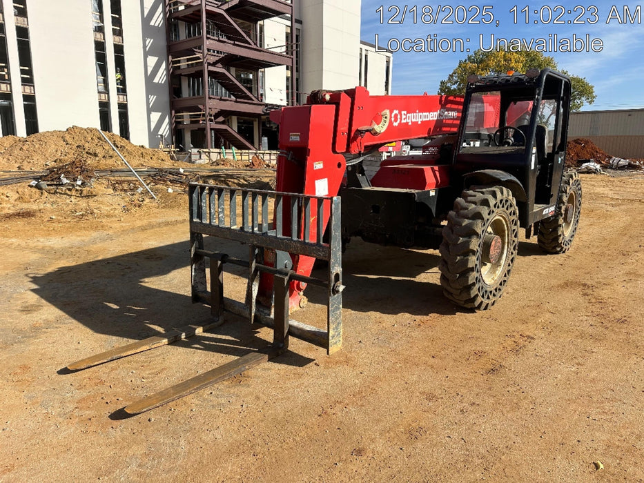 2019 Manitou MTA8044 74hp T4F, Open ROPS, Cab and Boom LED work lights, Auxiliary Hydraulics, Solid Tires, Amber strobe, Lift Hook w/66" Carriage, 60" Forks