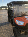 2022 Kubota RTV-X1140W-H Plastic Canopy, Windshield Acrylic Clear, LED Strobe Light, Wire Harness Kit, Back up Alarm