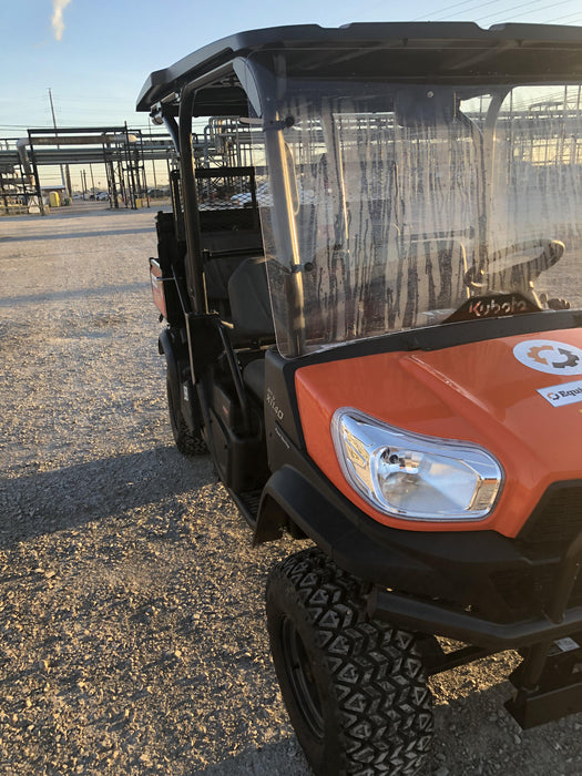 2022 Kubota RTV-X1140W-H Plastic Canopy, Windshield Acrylic Clear, LED Strobe Light, Wire Harness Kit, Back up Alarm