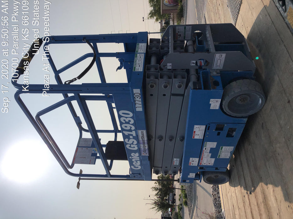 2018 Genie GS-1930 Genie GS-1930 w/Fixed Rail, Chain Entry