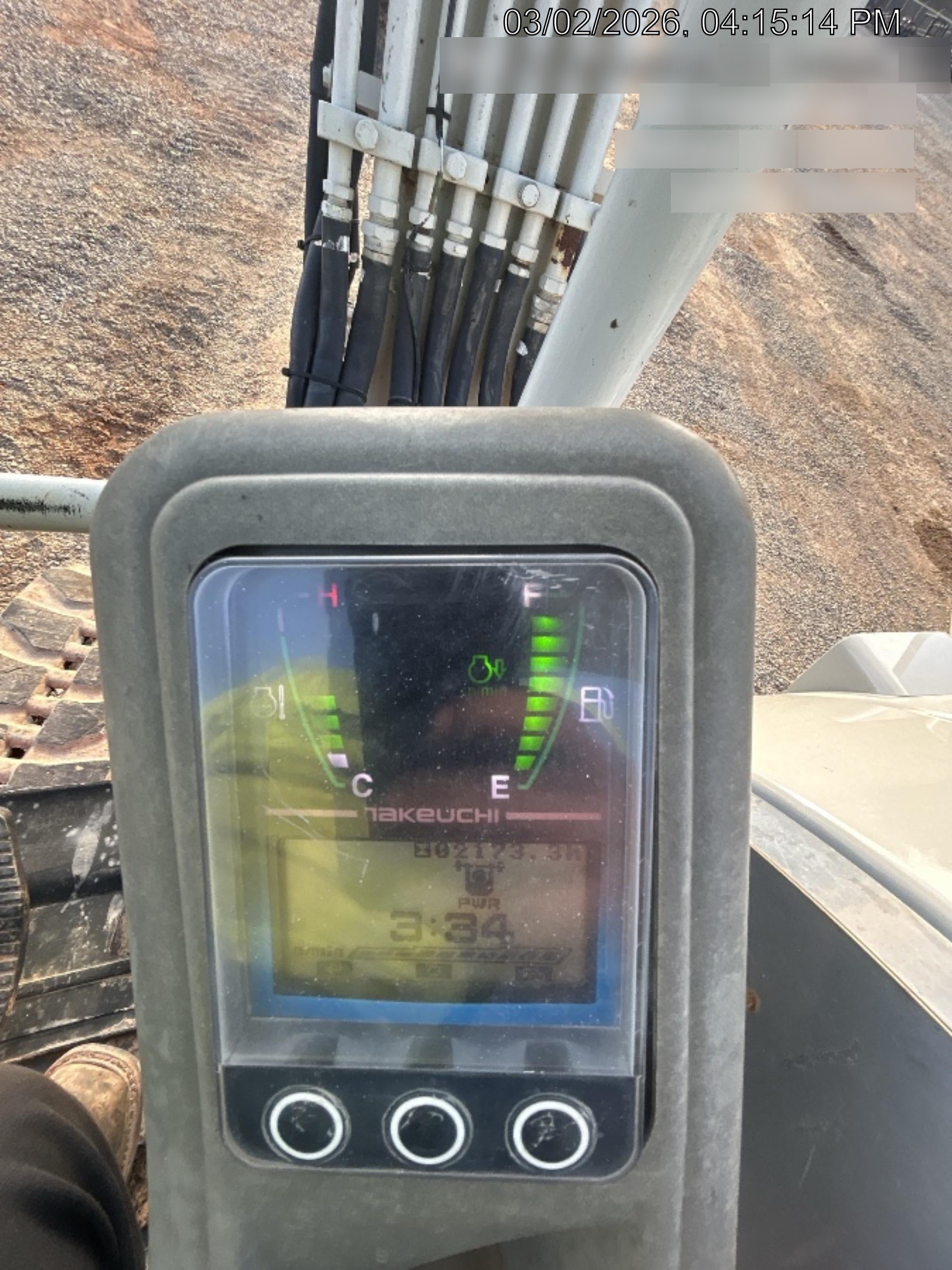 2019 Takeuchi TB260 Canopy, Standard Blade, Auxiliary hydraulics Manual QC, Hydraulic thumb, 12" ,18", 24" Bucket