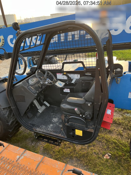 2018 Genie GTH-1056 Genie GTH-1056 w/Open ROPS, Solid Tires, Work Light/Beacon, 60" Carriage and Forks