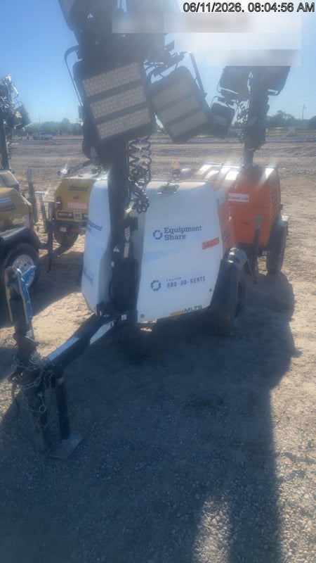 2023 Generac MLT2 Diesel, Flex Switch 120V Input, Powerzone Controller, (4) 320W LED Lights, 4kW Generator, 39.9 Gal Fuel Tank, 2" Ball, T3