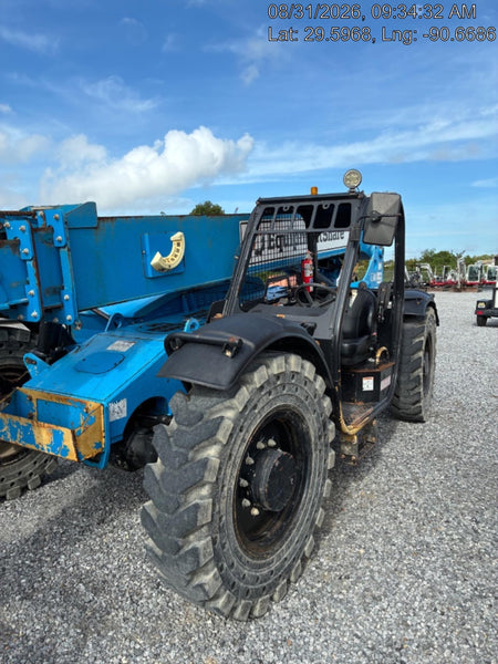2019 Genie GTH-844 Canopy, Solid RT Tires, LED Work Lights, Beacon 60" QA Carriage, 48" Forks