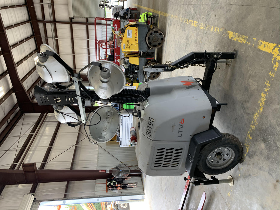 2019 Wacker Neuson LTV6L-MH Mobile Light Tower w/Fuel Level Sensor Installed