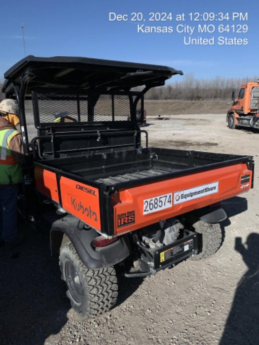 2022 Kubota RTV-X1140W-H Plastic Canopy, Windshield Acrylic Clear, LED Strobe Light, Wire Harness Kit, Back up Alarm