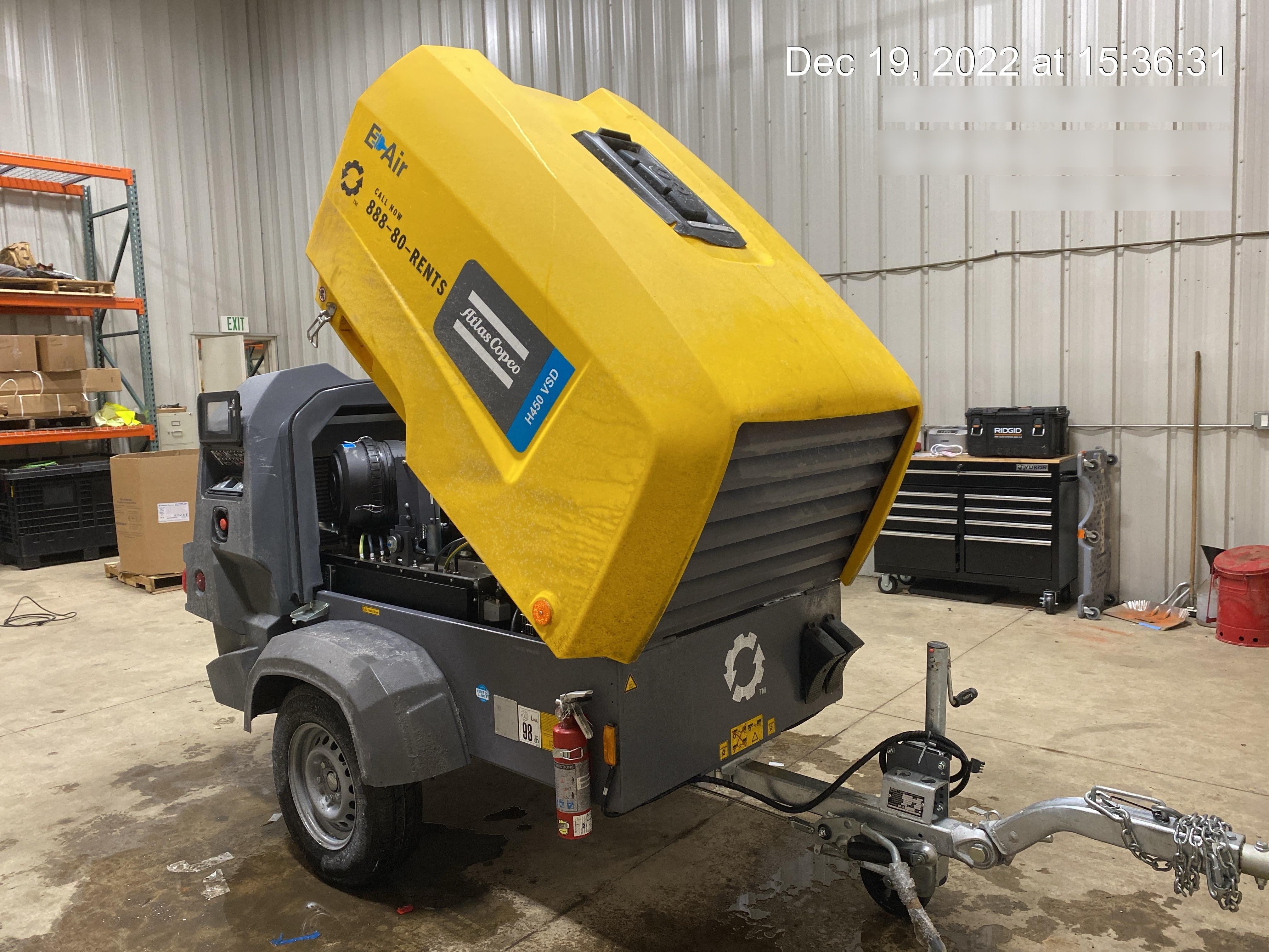 2022 ATLAS COPCO E-AIR H450
