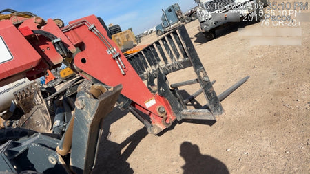 2018 Manitou MTA10055 Manitou MTA 10055 w/Open ROPS, Work Lights/Strobe, Aux Hyd, Solid Tires, Lift Hook, 66" Carriage, 60" Forks