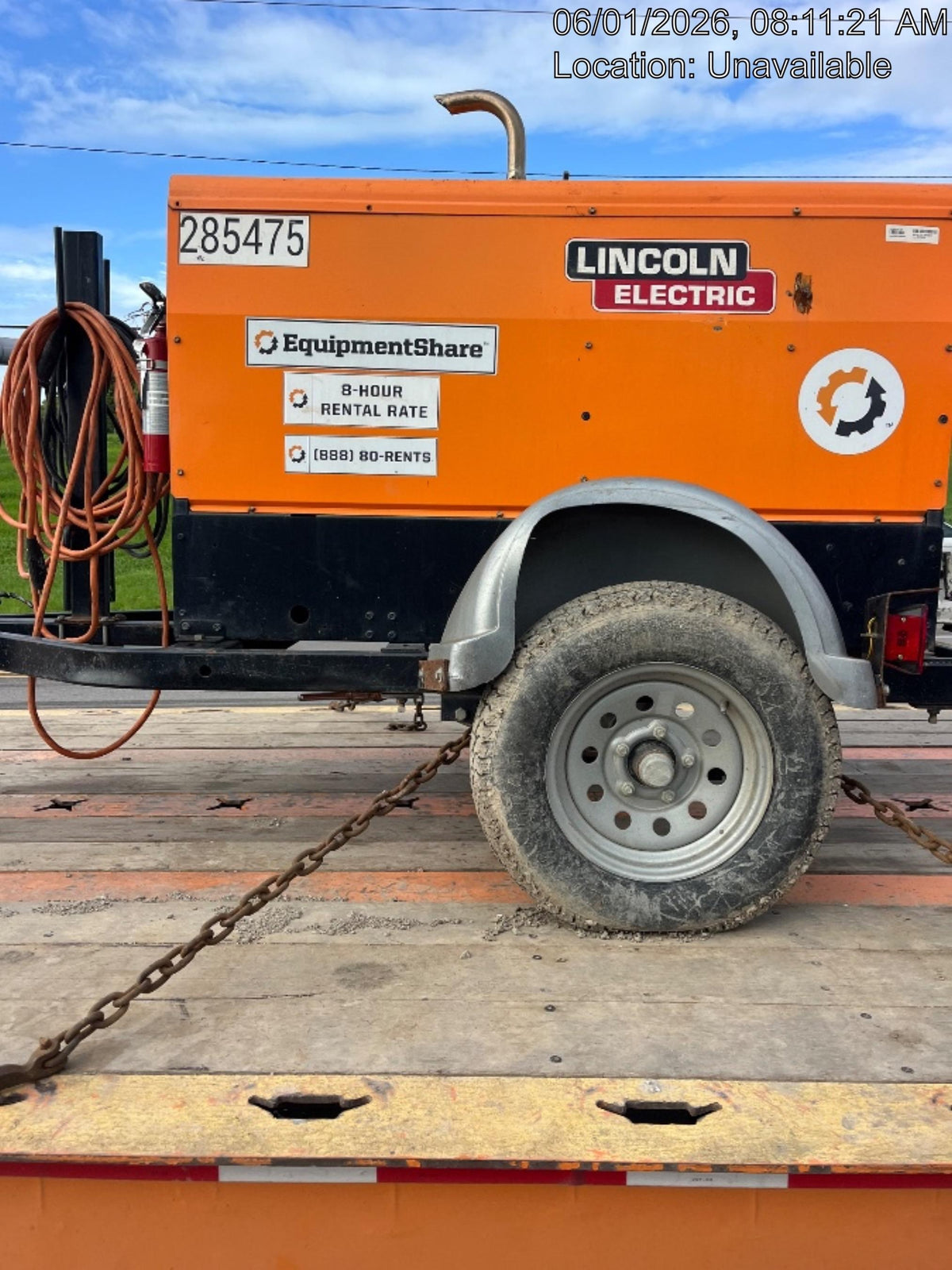 2022 Lincoln Electric LE400 Kubota V1505, Trlr, Cable Rack, Light Kit, ES Decals, T3