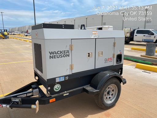 2020 WACKER NEUSON G25