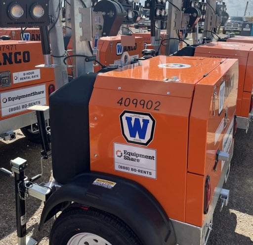 2024 Wanco WLTT-4MM4K Diesel, Deep Sea Controller, Shore Power Plug, Auto Start, (4) 350W LED Floodlights, 4kW Generator, 60 Gal Fuel Tank, 2" Ball, T3