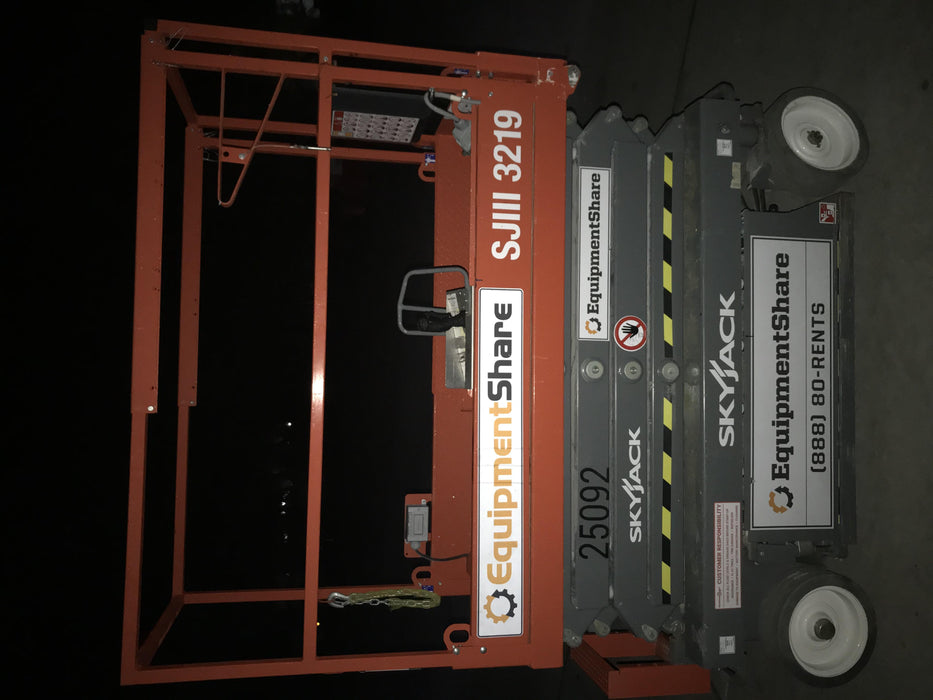 2019 Skyjack SJIII-3219 Skyjack SJIII3219 Standard w/Trojan Batteries