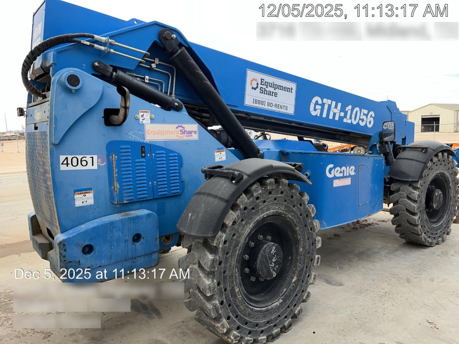 2017 Genie GTH-1056 Genie GTH1056, Solid Tires, 60" carriage, Light Kit, Open ROPS