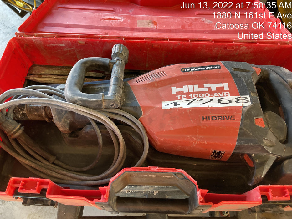 2019 HILTI TE 1000-AVR