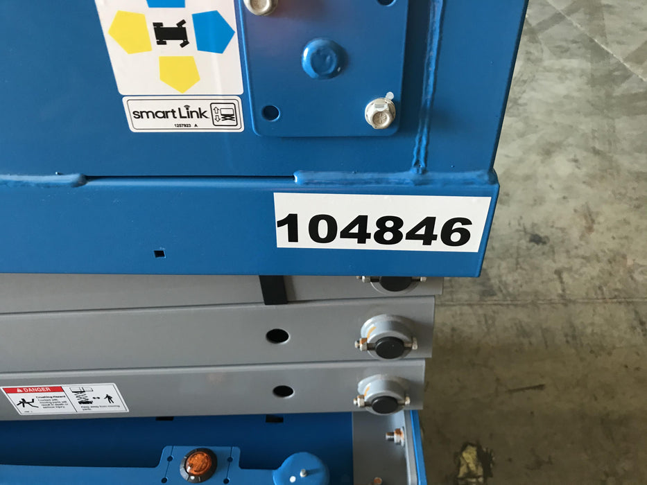 2020 Genie GS-1930 Fixed rails with chain entry gate - Pre A92.20, 800W Inverter