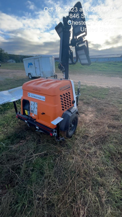 2023 Generac MLT2 Diesel, Flex Switch 120V Input, Powerzone Controller, (4) 320W LED Lights, 4kW Generator, 39.9 Gal Fuel Tank, 2" Ball, T3