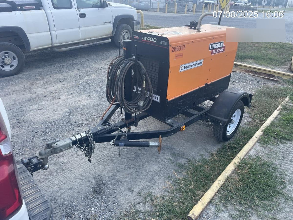 2022 Lincoln Electric LE400 Kubota V1505, Trlr, Cable Rack, Light Kit, ES Decals, T3