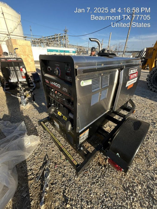 2024 Lincoln Electric LE400 Kubota V1505, Trlr, Cable Rack, Light Kit, ES Decals, T3