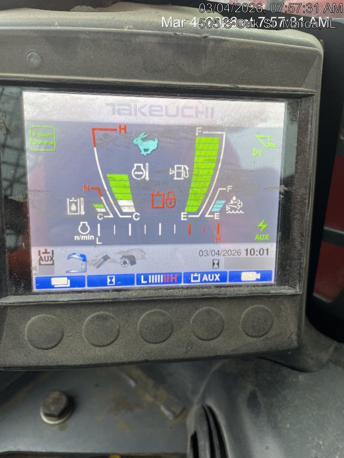 2020 Takeuchi TL12R2-CR Cab, Rubber Track