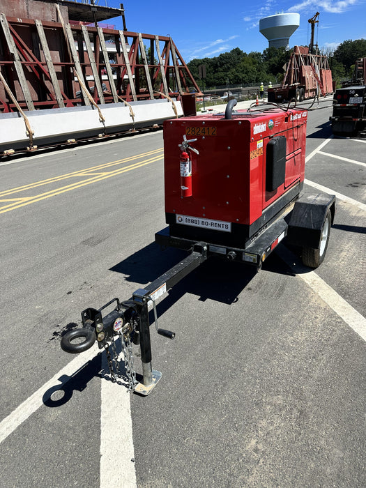 2022 Shindaiwa DGW400MDL Kubota D902 Engine, 23 HP, Dual Op Welder, Wire, Arc, Droop Stick, Tig, and CC Stick Functionality, Simulphase, 3 Phase and 1 Phase Gen Output, Single Axle NB Trlr, Slr Trckl Chrg 12V 12W, Fire Ext