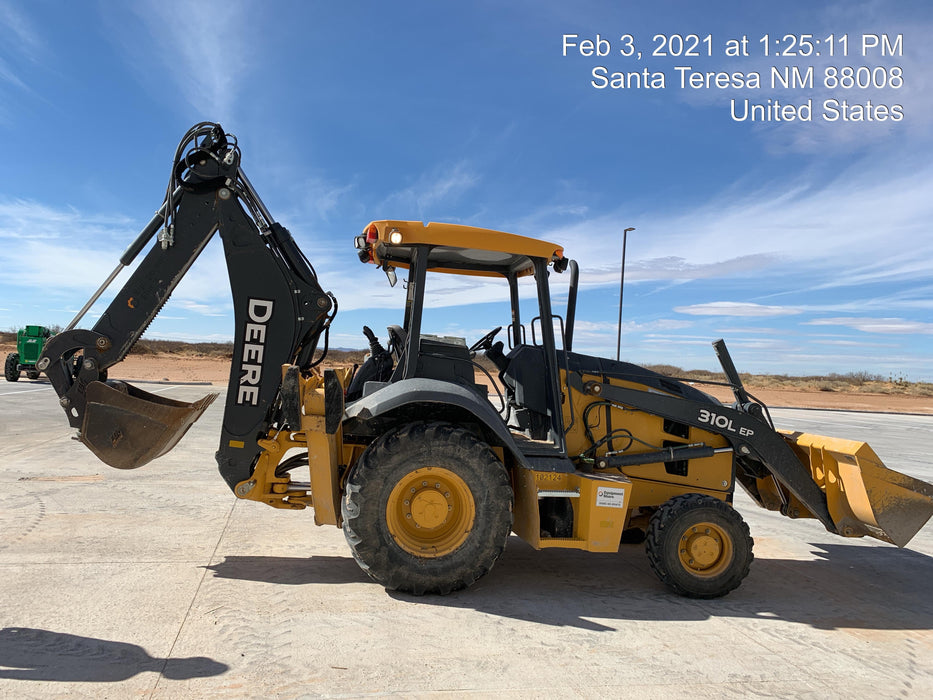 2020 John Deere 310LEP - Extendable Stick Canopy, 4WD, Extendable Stick, Pilot Controls, 2 Way Hydraulics, TAG Manual QC