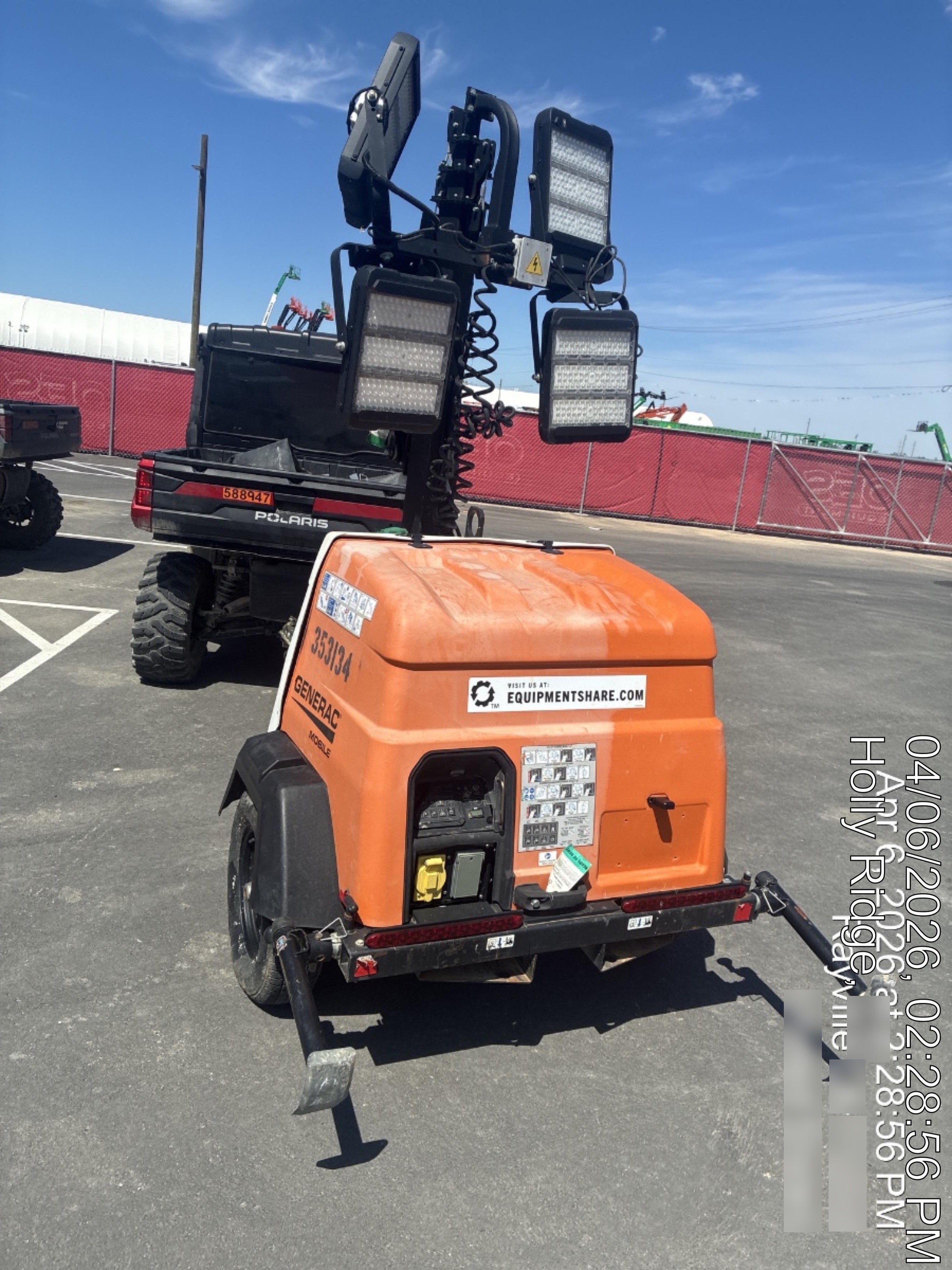 2023 Generac MLT2 Diesel, Flex Switch 120V Input, Powerzone Controller, (4) 320W LED Lights, 4kW Generator, 39.9 Gal Fuel Tank, 2" Ball, T3