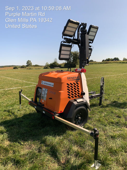 2023 Generac MLT2 Diesel, Flex Switch 120V Input, Powerzone Controller, (4) 320W LED Lights, 4kW Generator, 39.9 Gal Fuel Tank, 2" Ball, T3