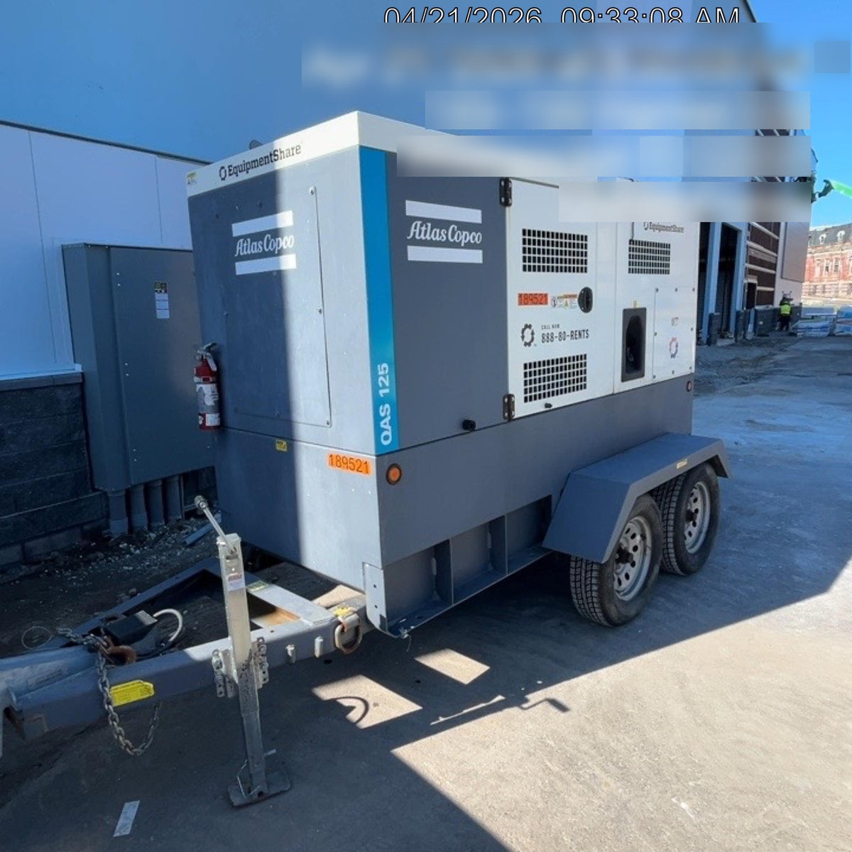 2021 ATLAS COPCO QAS 125