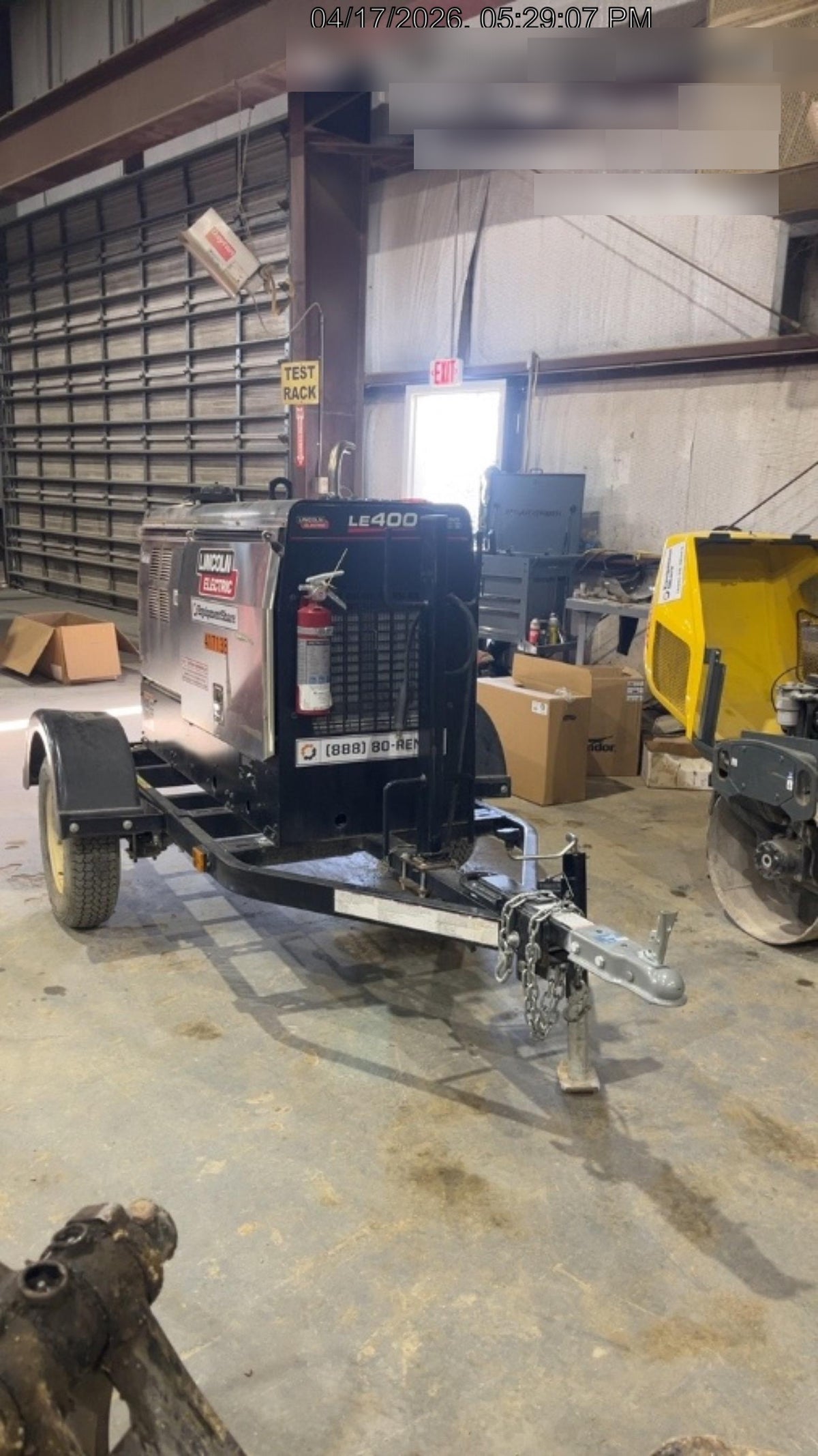 2024 Lincoln Electric LE400 Kubota V1505, Trlr, Cable Rack, Light Kit, ES Decals, T3