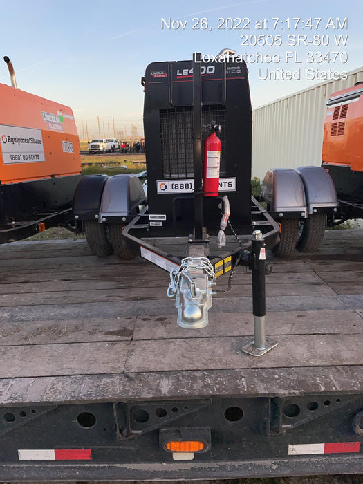 2022 Lincoln Electric LE400 Kubota V1505, Trlr, Cable Rack, Light Kit, ES Decals, T3