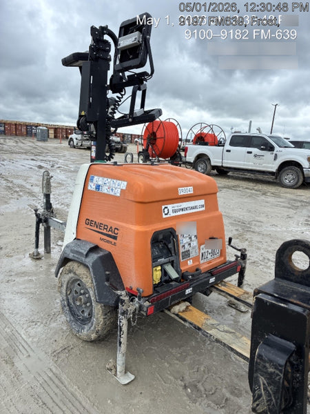 2024 Generac MLT2 Diesel, Flex Switch 120V Input, Powerzone Controller, 
(4) 320W LED Lights, 4kW Generator, 39.9 Gal Fuel Tank, 2" Ball, T3