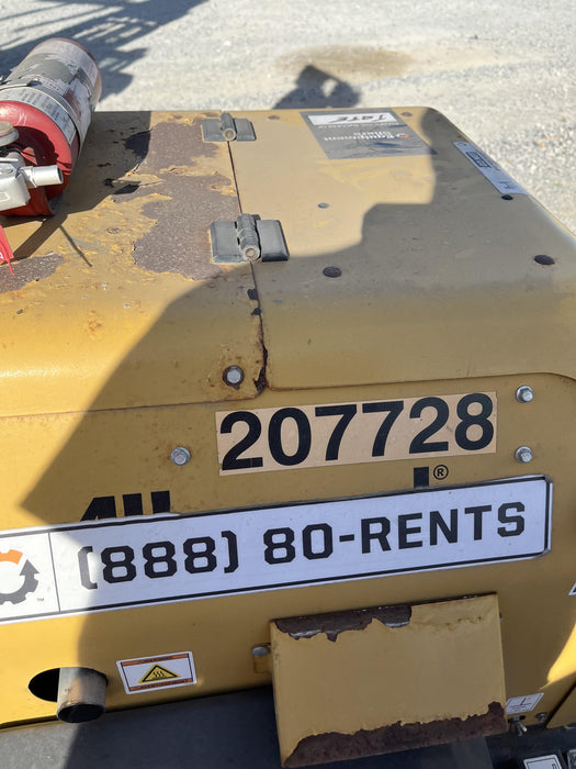 2022 Allmand NLV3GR (4) LED Light Fixture 350W, 23' Vertical Mast, 3kW Prime, Towable, Deep Sea L401, Leveling Jacks, Yanmar T4F 5.8hp