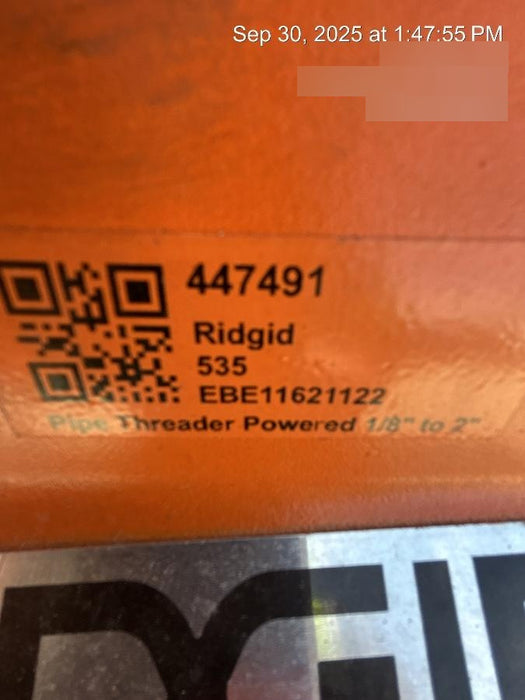 2024 RIDGID 535