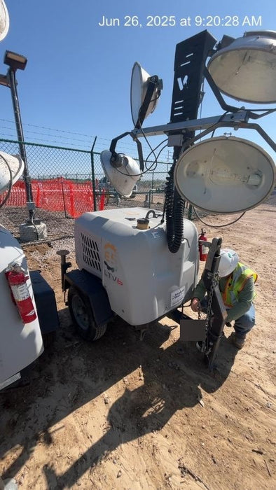 2018 Wacker Neuson LTV6L-MH Wacker Neuson LTV6L Mobile Light Tower w/Fuel Level Sensor Installed