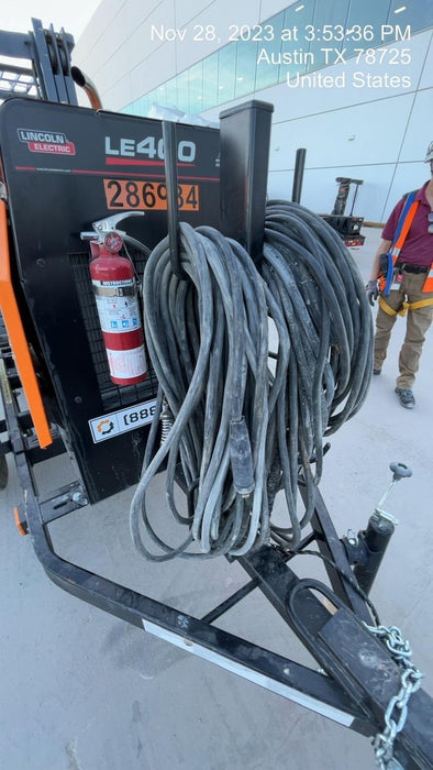 2022 Lincoln Electric LE400 Kubota V1505, Trlr, Cable Rack, Light Kit, ES Decals, T3