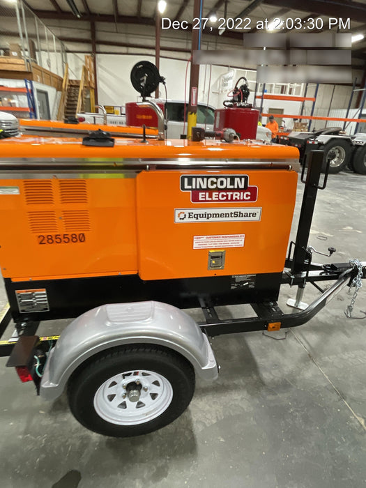 2022 Lincoln Electric LE400 Kubota V1505, Trlr, Cable Rack, Light Kit, ES Decals, T3