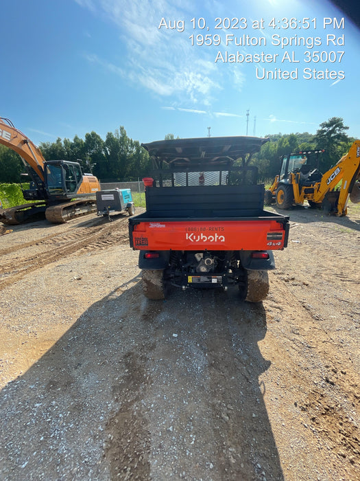 2020 Kubota RTV-X1140WL-H 4 Passenger cart with Plastic canopy, windshield, strobe light, harness, and backup alarm