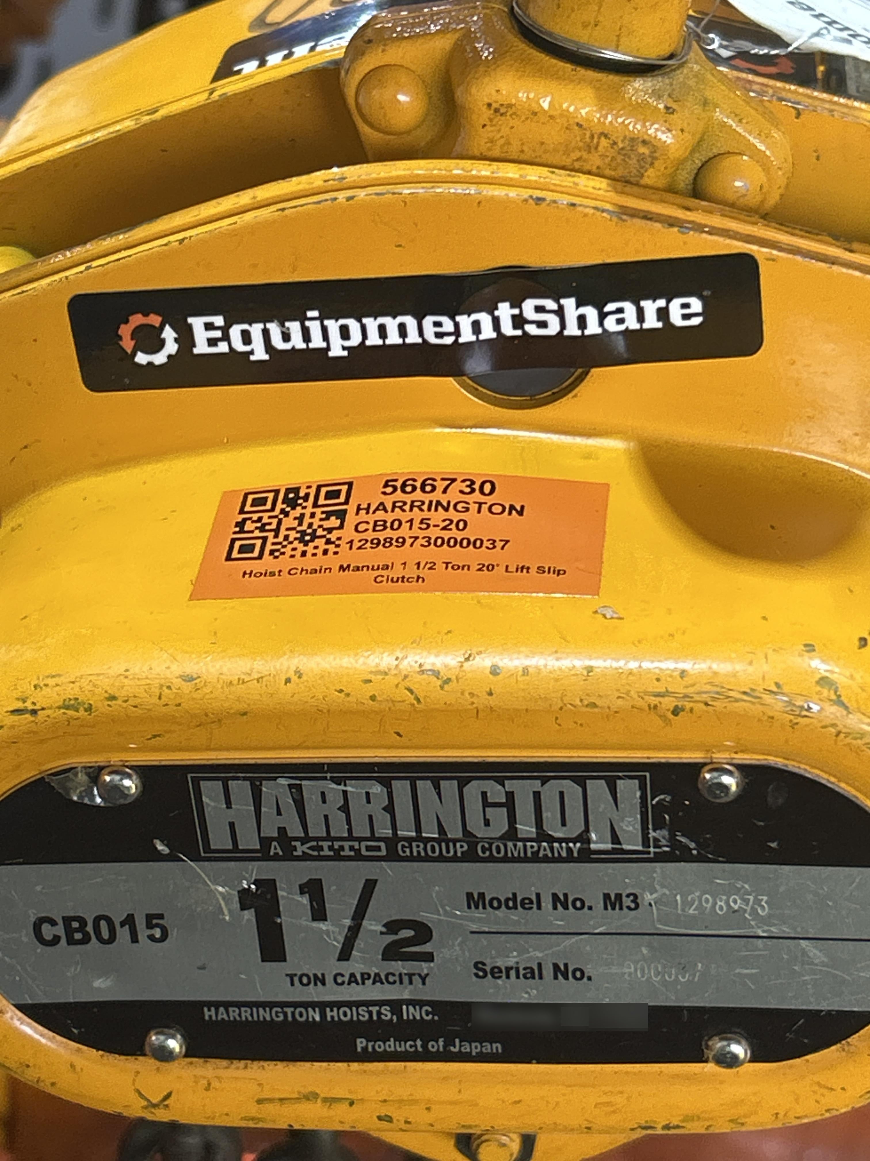 2025 HARRINGTON CB015-20