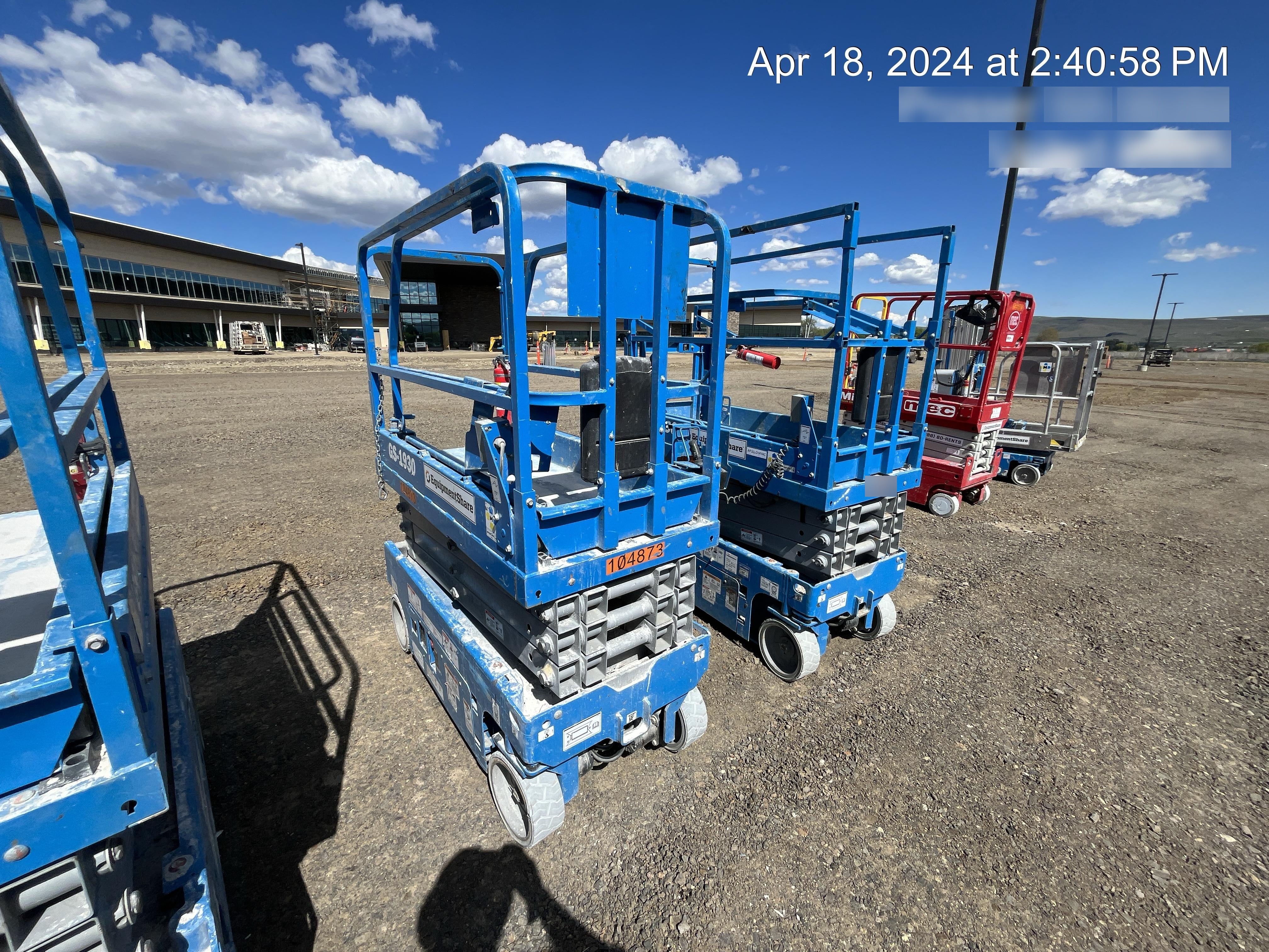 2020 Genie GS-1930 Standard Machine, 800W Inverter