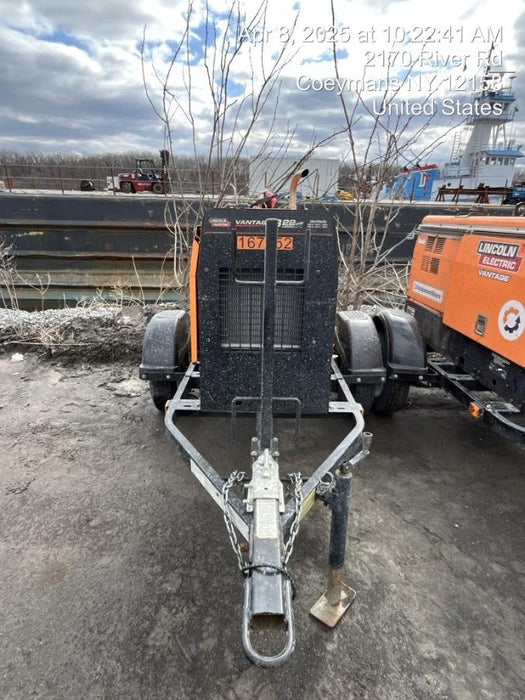 2021 Lincoln Electric Vantage 322 Vantage 322 Ready Pak 3 w/ Decals, ORANGE (includes trailer, cable rack, fender light kit) NO Telematics