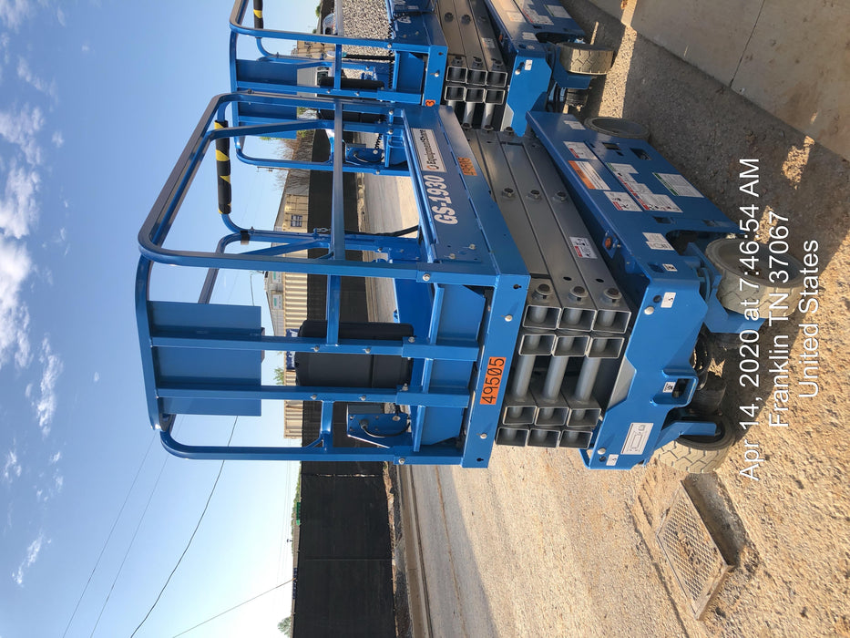 2019 Genie GS-1930 Fixed Rails with Chain Entry