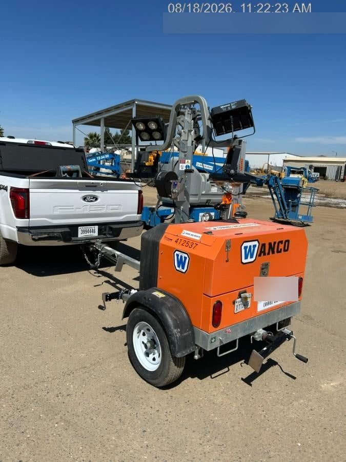 2024 Wanco WLTT-4MM4K Diesel, Deep Sea Controller, Shore Power Plug, Auto Start, (4) 350W LED Floodlights, 4kW Generator, 60 Gal Fuel Tank, 2" Ball, T3
