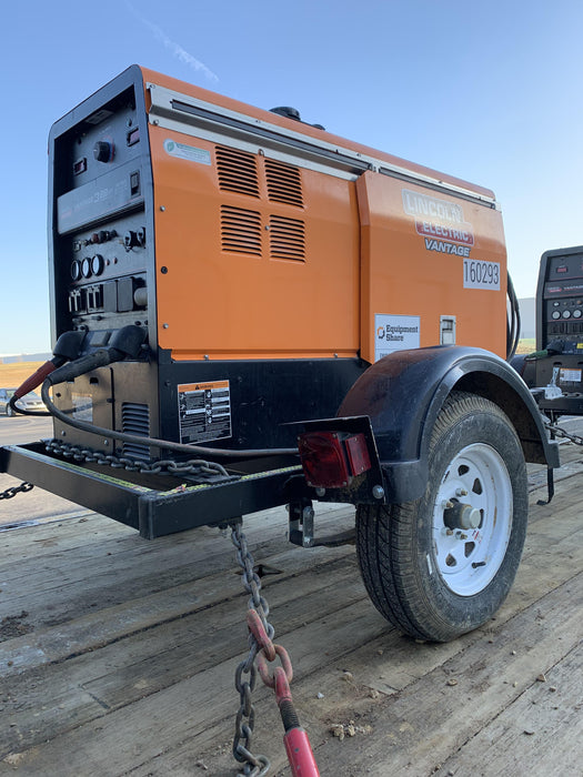 2021 Lincoln Electric Vantage 322 Vantage 322 Ready Pak 3 w/ Decals, ORANGE (includes trailer, cable rack, fender light kit) NO Telematics